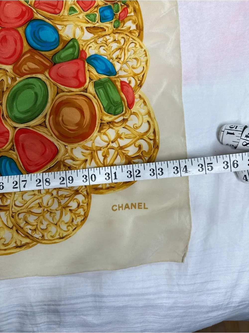 Chanel silk scarf